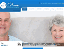 Tablet Screenshot of dovehealthcareservices.com